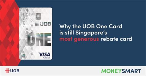 7 smart rebate for uob one card|uob one rebate card.